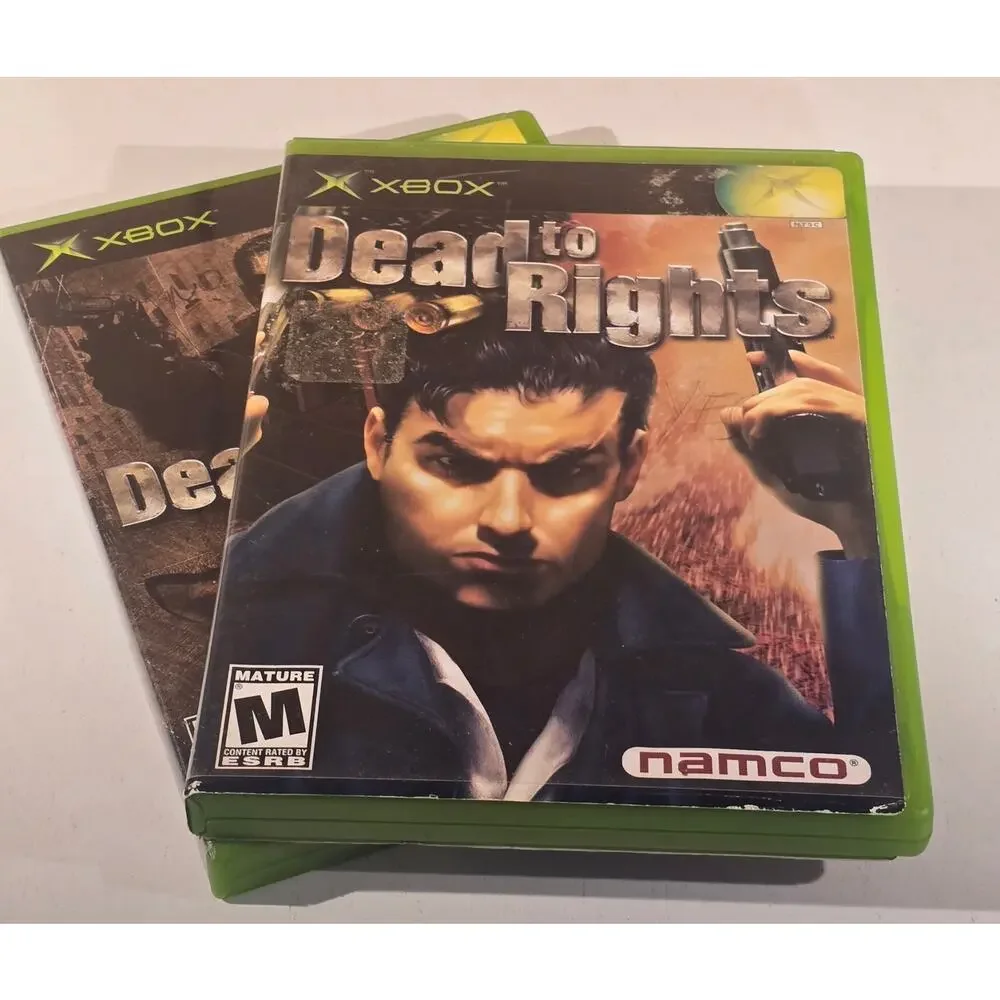 Dead to Rights I & Dead to Rights II Original Xbox Game Lot CIB Complete